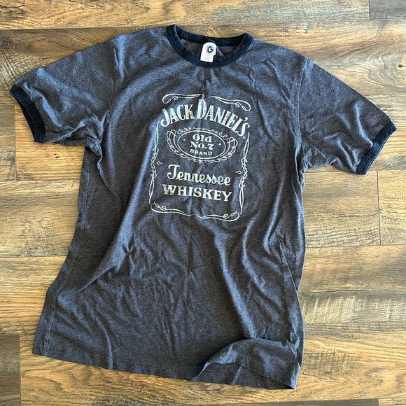 US Blanks Jack Daniel’s Tennessee Whiskey Heather T Shirt - Picture 1 of 4